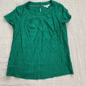 Green printed Boden blouse